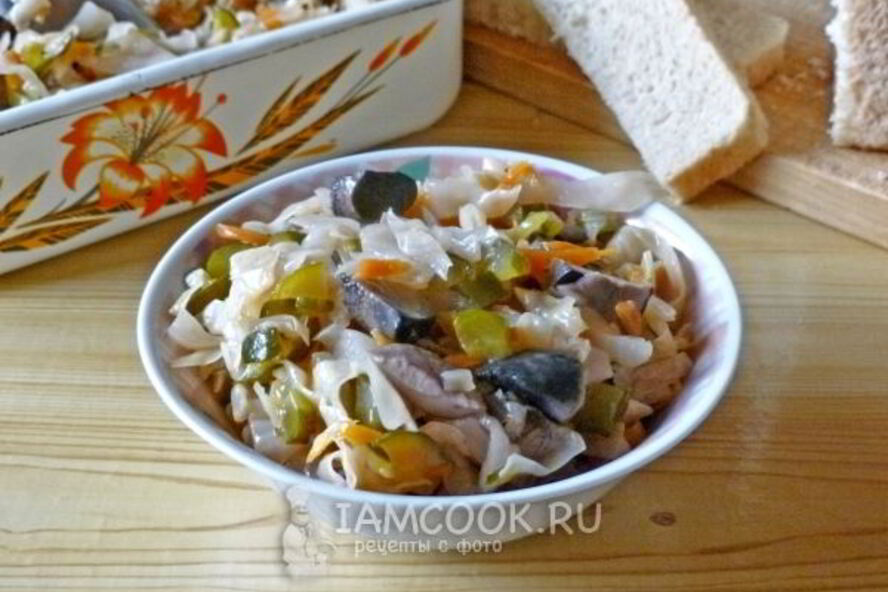 Рецепт солянки овощной с маринованными подосиновиками