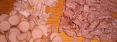солянка с колбасой и грибами. Шаг 5