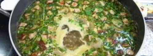 солянка с маслинами и лимоном. Шаг 7