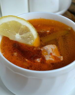 Солянка с мясом