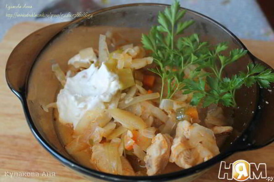 Рецепт солянки — тушеной капусты с мясом