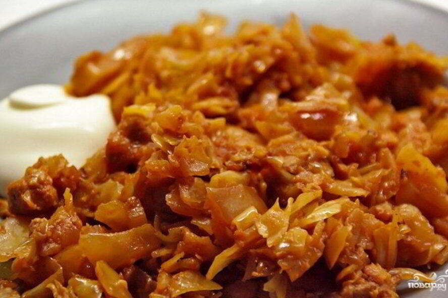 Рецепт солянки тушеной