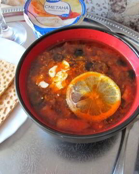 Солянка в мультиварке Панасоник