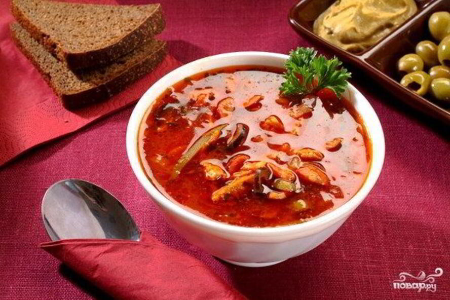 Рецепт солянки в мультиварке