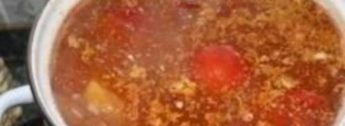 суп из баранины и риса. Шаг 8