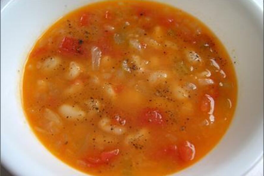 Рецепт супа из белой фасоли