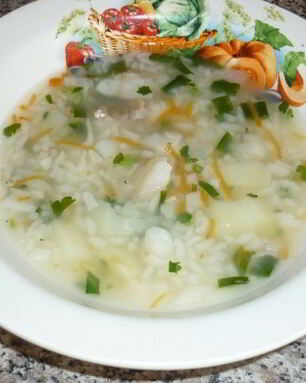 Суп из филе трески