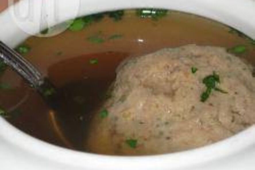 Рецепт супа из говяжьих ребрышек с фрикадельками из печенки