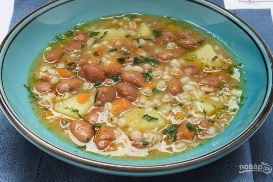 Рецепт супа из консервированной фасоли