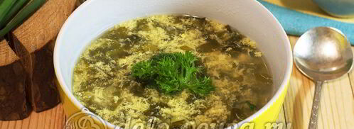 суп из щавеля без мяса. Шаг 9