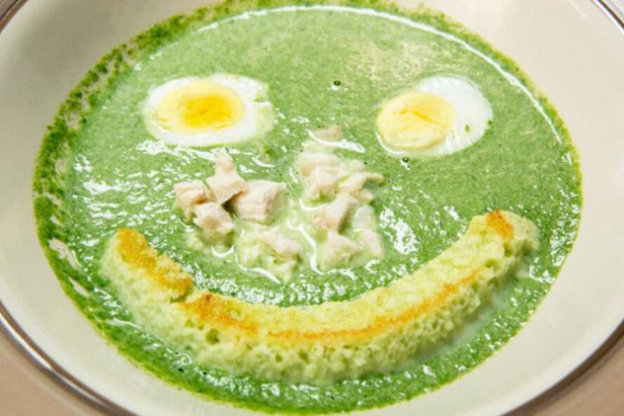 Рецепт супа из шпината улыбка