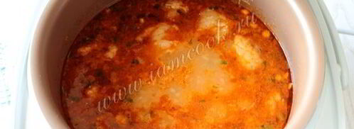 суп харчо в мультиварке. Шаг 8