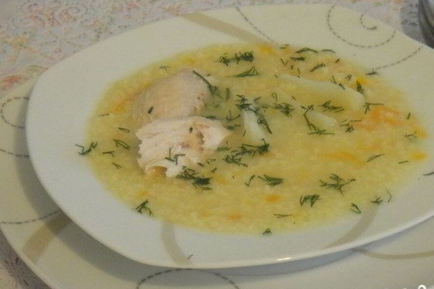 Рецепт супа пшенного с курицей