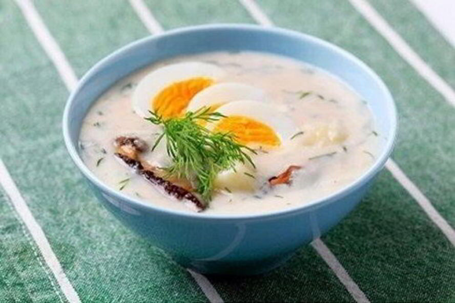 Рецепт французского куриного супа-пюре с белыми грибами