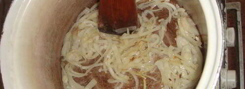 грибной суп-пюре капучино. Шаг 4