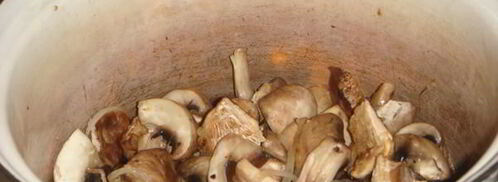 грибной суп-пюре капучино. Шаг 6