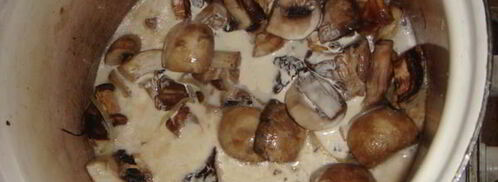 грибной суп-пюре капучино. Шаг 7