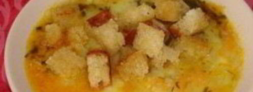 картофельный суп-пюре с грибами. Шаг 4