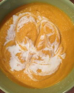 Морковно-имбирный суп-пюре