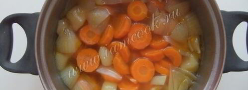 морковный суп-пюре с грушей. Шаг 8