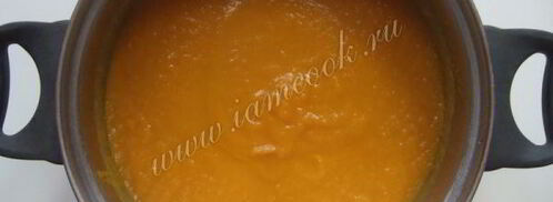 морковный суп-пюре с грушей. Шаг 9