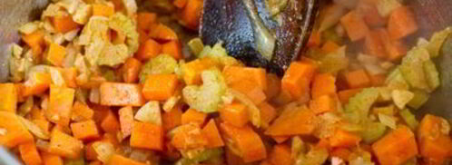 острый суп-пюре из фасоли с авокадо. Шаг 5