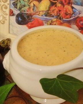 Суп-пюре из баклажана