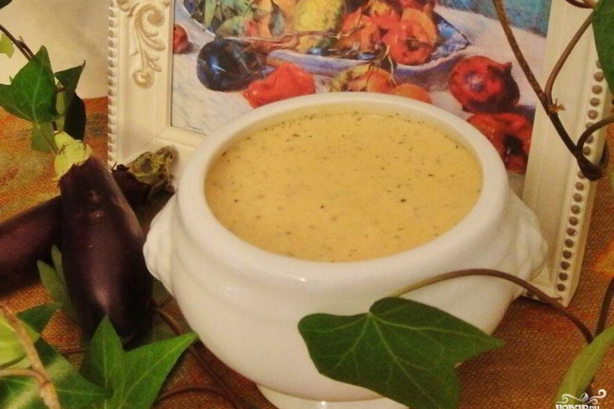 Рецепт супа-пюре из баклажана