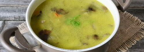 суп-пюре из лесных грибов. Шаг 8