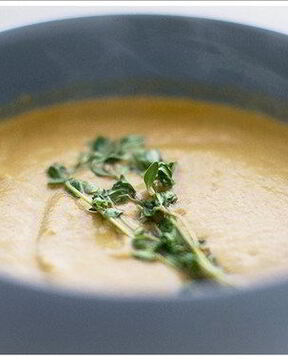 Суп-пюре из лисичек