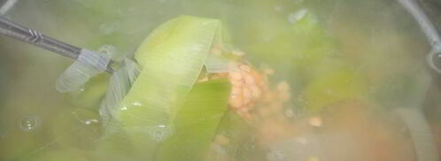 суп-пюре из лука порея и чечевицы. Шаг 2