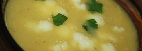 суп-пюре из лука порея и чечевицы. Шаг 4