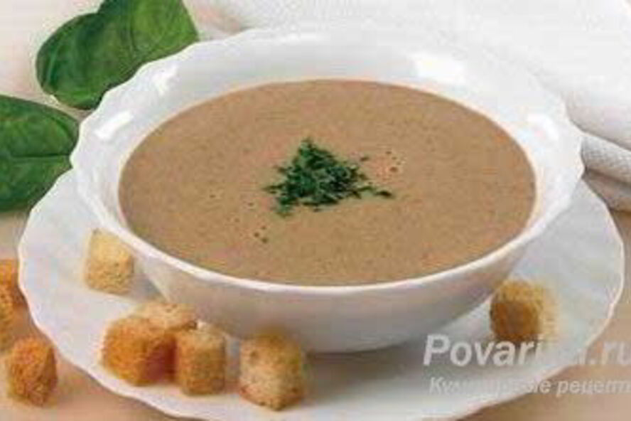 Рецепт супа-пюре из печени