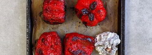 суп-пюре из печеного перца. Шаг 4