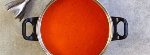 суп-пюре из печеного перца. Шаг 10