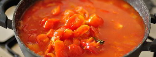 суп-пюре из запеченных томатов. Шаг 4