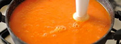 суп-пюре из запеченных томатов. Шаг 5