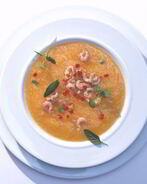 Суп-пюре с креветками