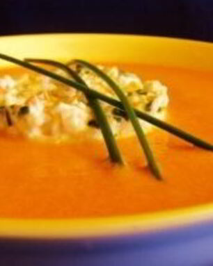 Суп-пюре со сладким перцем