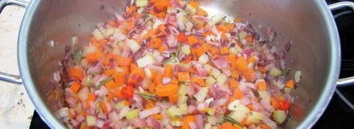 суп-пюре тыквенный. Шаг 3