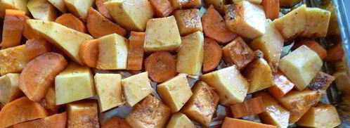 тыквенный суп-пюре с чесночными гренками. Шаг 3