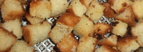 тыквенный суп-пюре с чесночными сухариками. Шаг 6