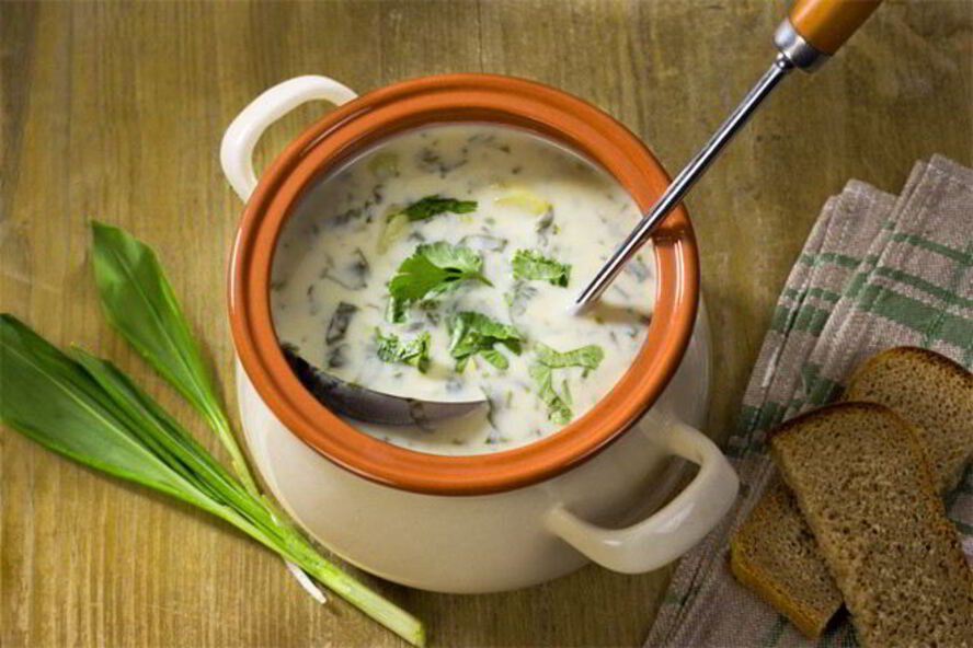 Рецепт супа с черемшой