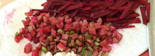 суп с кабачком и свекольной ботвой. Шаг 2