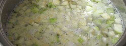 суп с кабачком и свекольной ботвой. Шаг 6