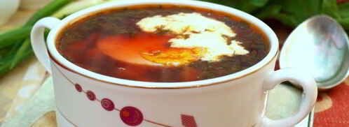 суп с кабачком и свекольной ботвой. Шаг 9