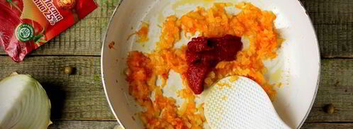 суп с консервированным зеленым горошком. Шаг 4