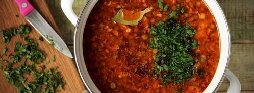 суп с консервированным зеленым горошком. Шаг 7