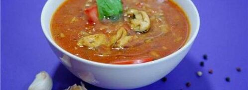 суп томатный с рисом и мидиями. Шаг 46