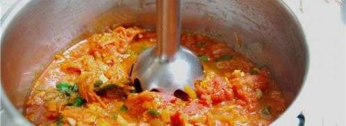 суп томатный с рисом и мидиями. Шаг 32